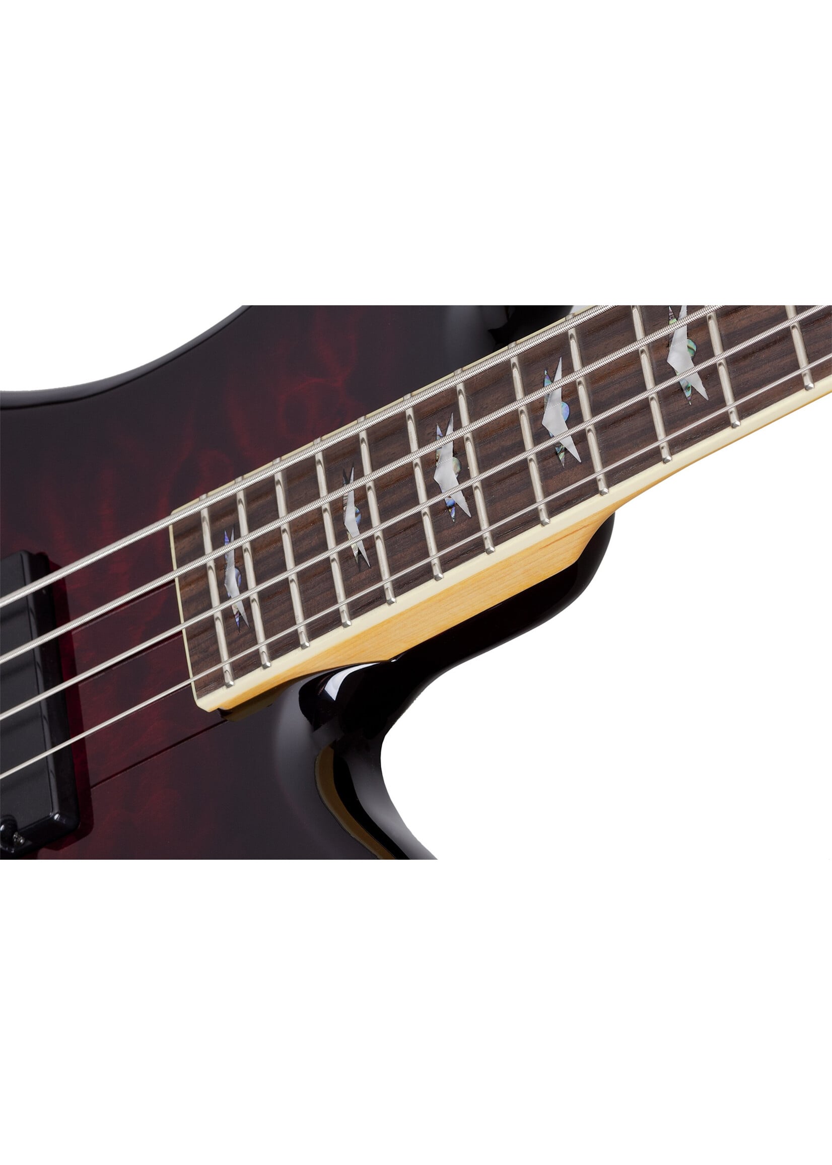 Schecter Schecter 2500 Stiletto Extreme 4 Bass Guitar, Black Cherry