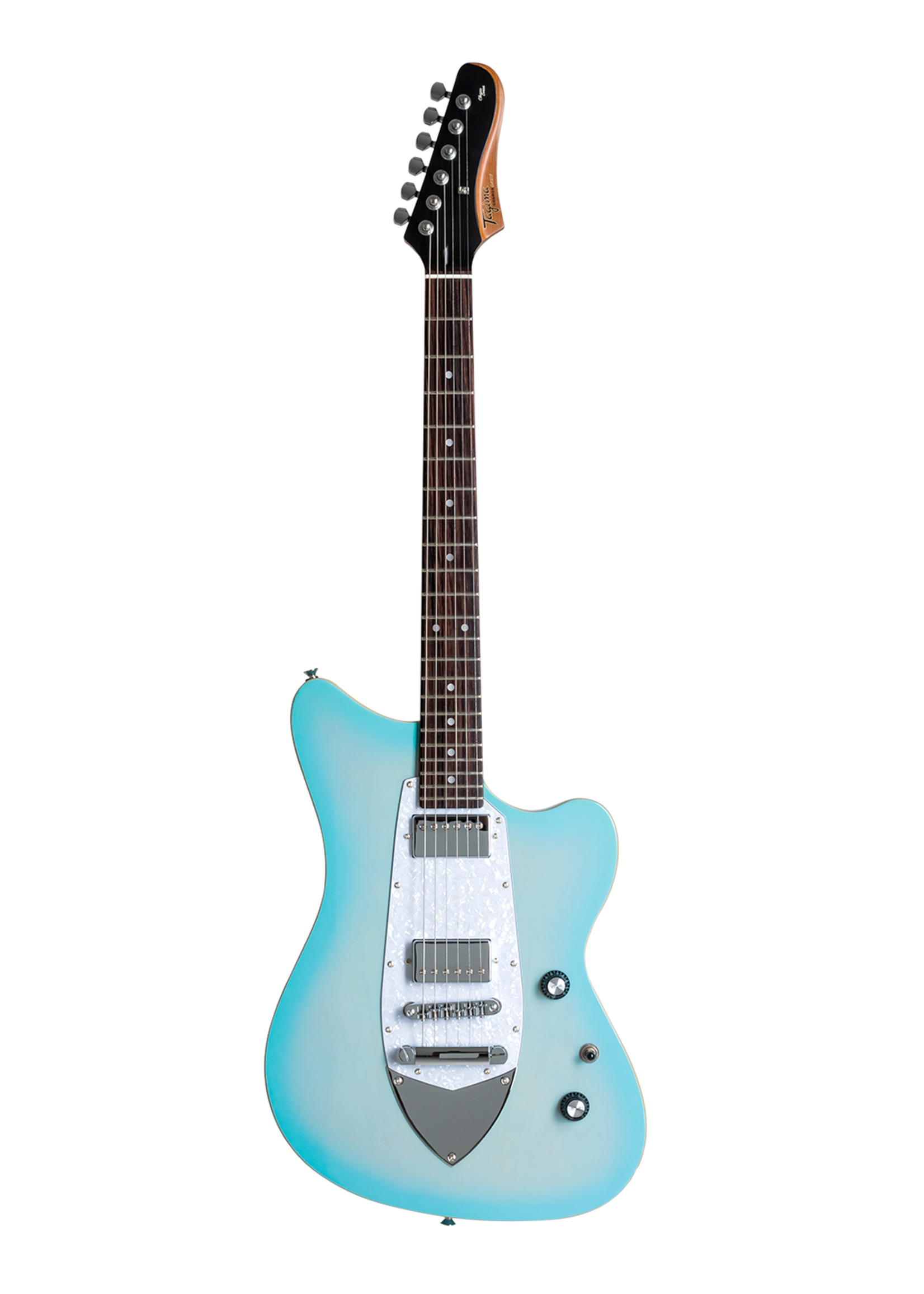 Tagima Tagima COSMOS OASIS Swap Ash Body Electric Guitar, Trans Celestial Blue Burst