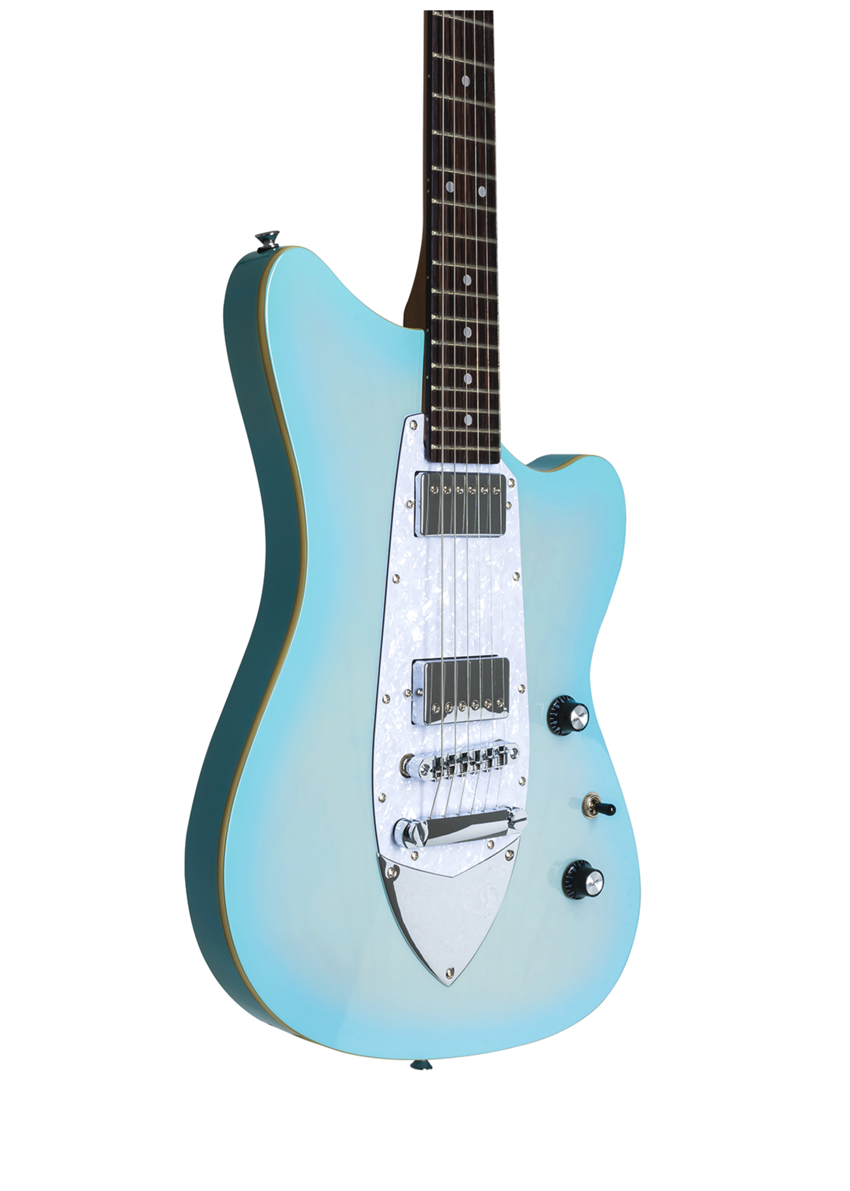 Tagima Tagima COSMOS OASIS Swap Ash Body Electric Guitar, Trans Celestial Blue Burst