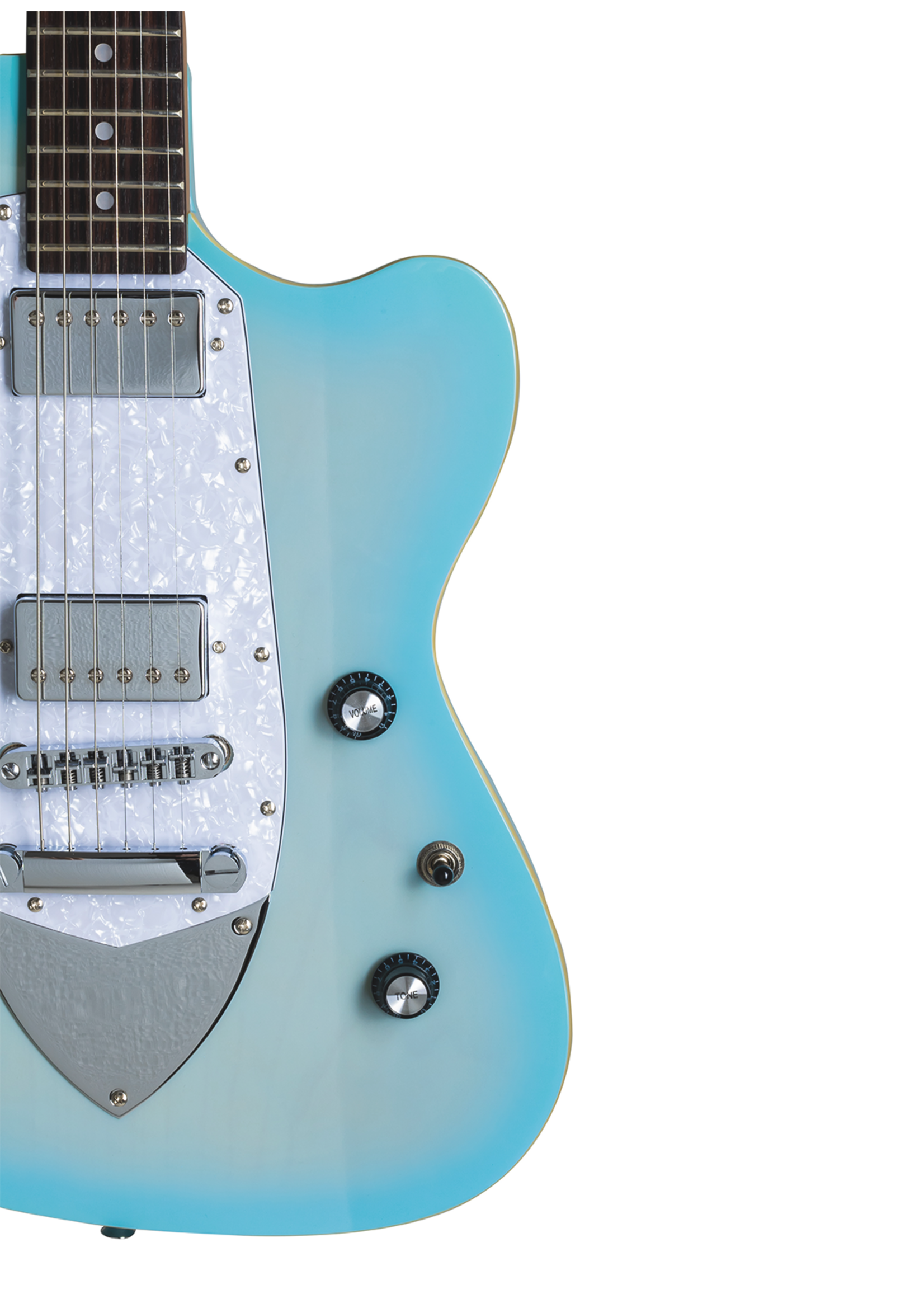 Tagima Tagima COSMOS OASIS Swap Ash Body Electric Guitar, Trans Celestial Blue Burst
