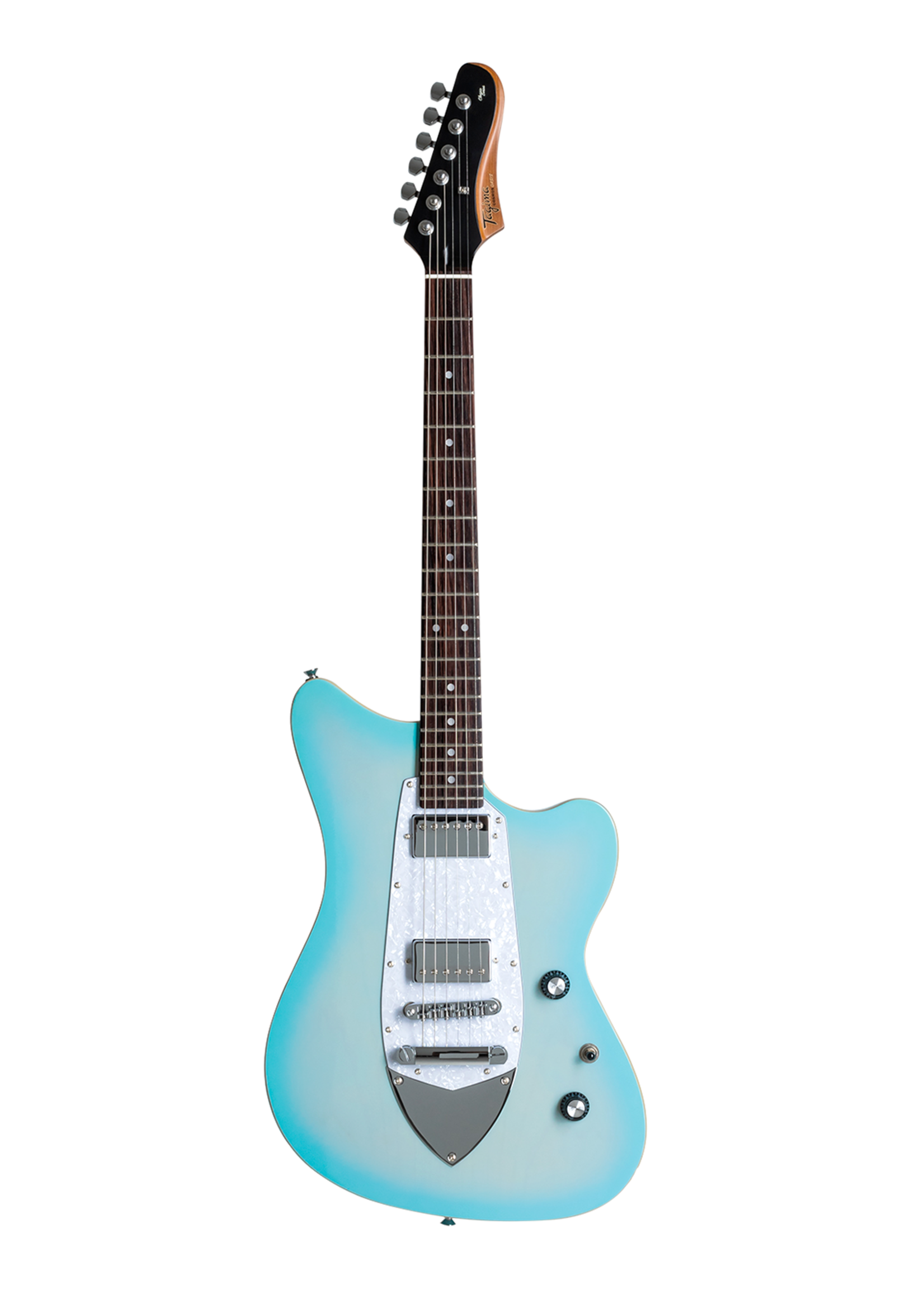 Tagima Tagima STELLA OASIS Swap Ash Body Electric Guitar, Trans Celestial Blue Burst