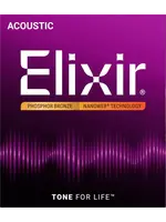 Elixir Elixir 16052 Phos/Bronze Light Acoustic Strings - 12-53 Gauge