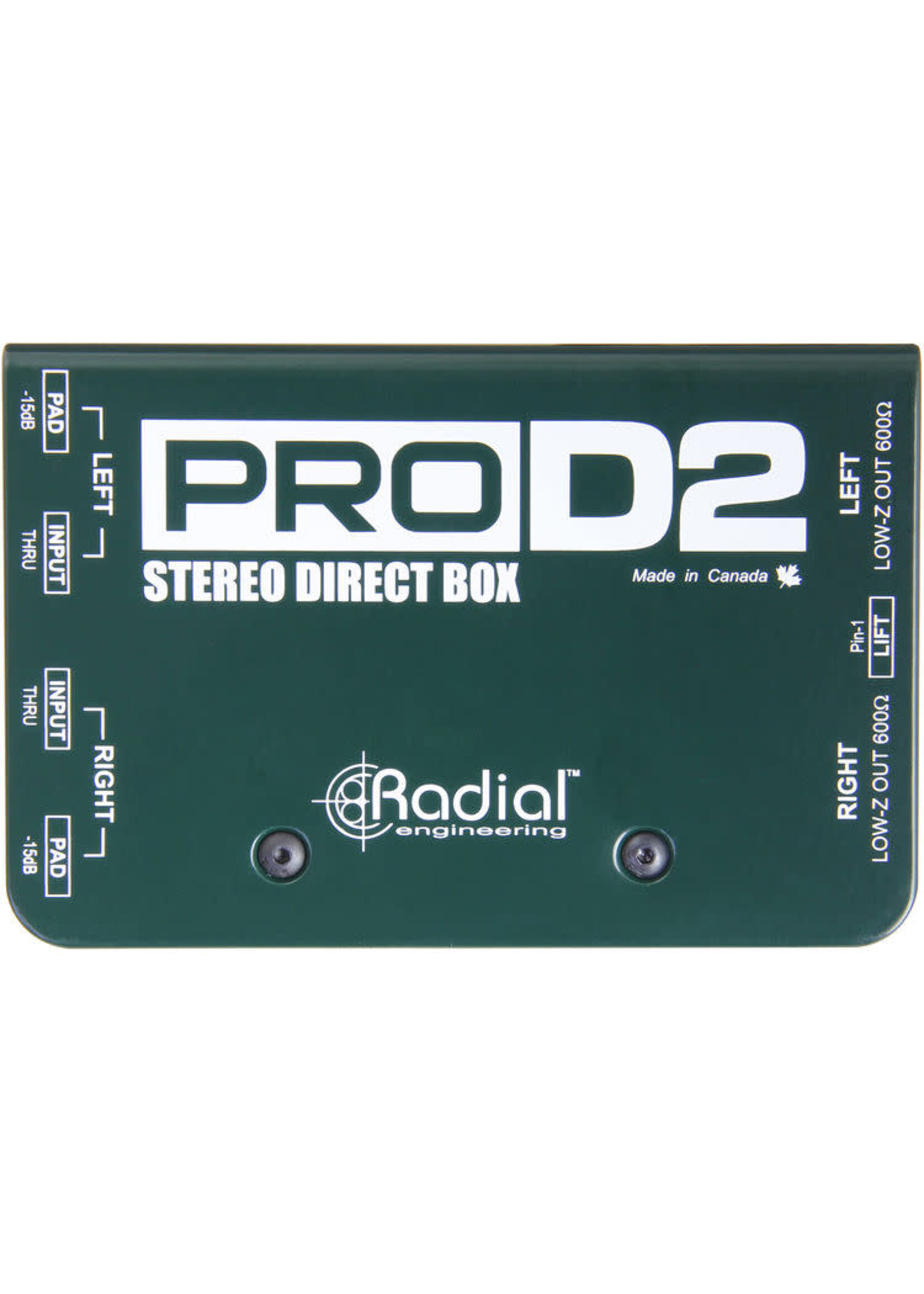 Radial engineering Radial R800110200 ProD2 Passive Stereo Direct Box