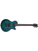 Schecter Schecter 3959 Solo-II Standard Electric Guitar, Ocean Blue Burst Burl