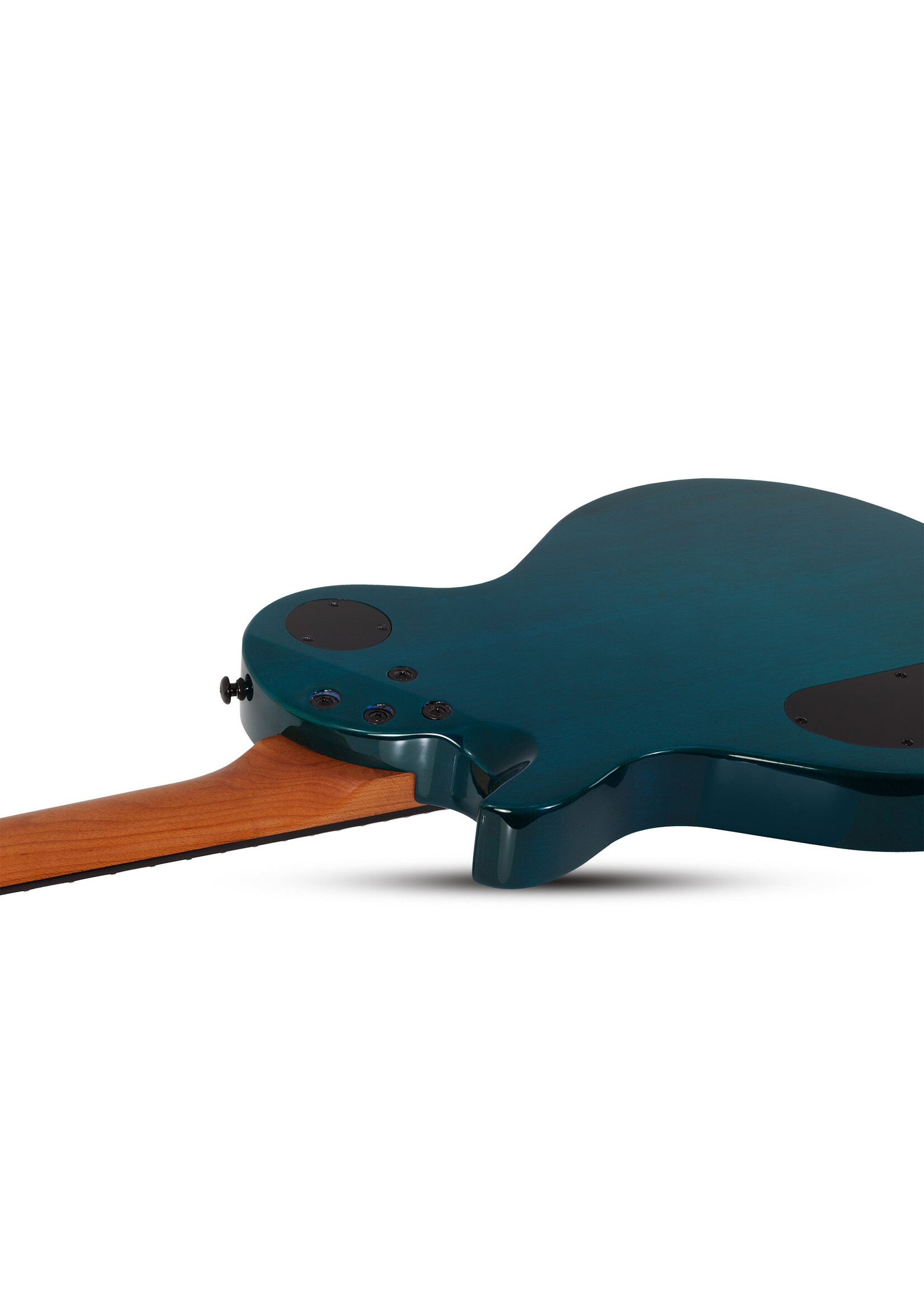 Schecter Schecter 3959 Solo-II Standard Electric Guitar, Ocean Blue Burst Burl