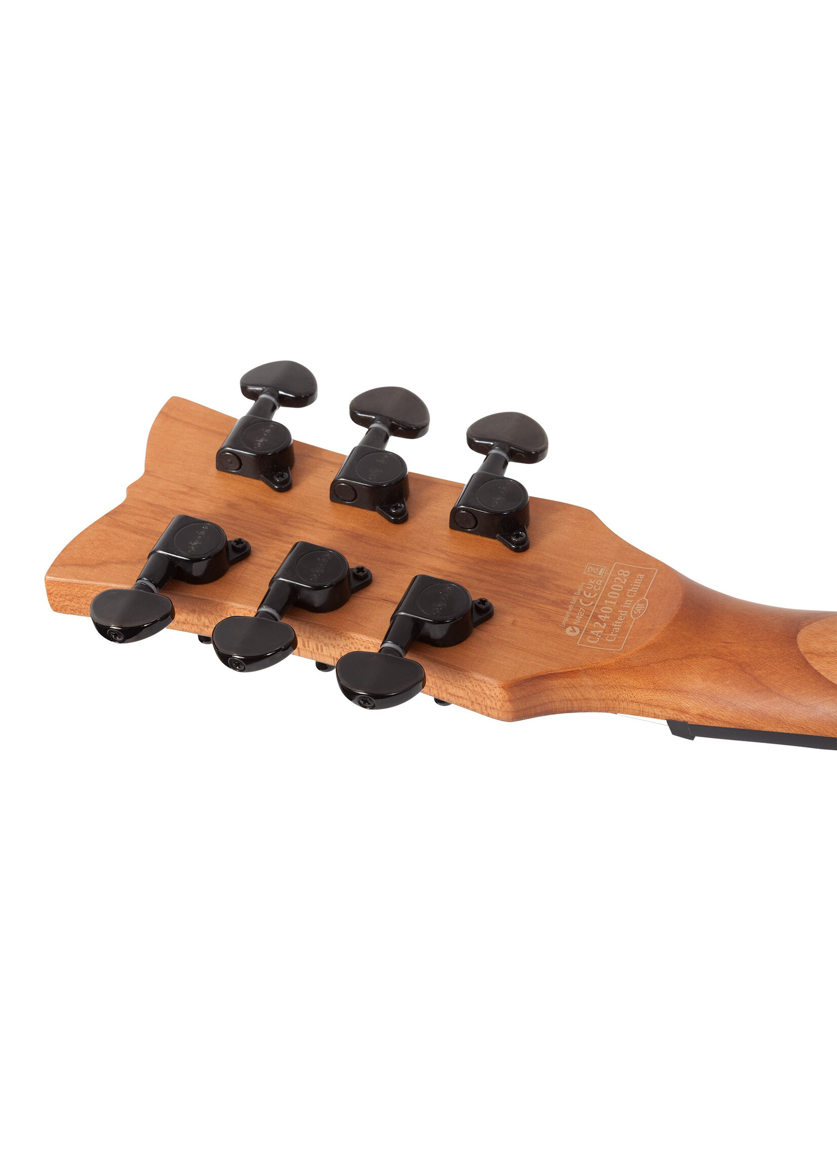 Schecter Schecter 3959 Solo-II Standard Electric Guitar, Ocean Blue Burst Burl