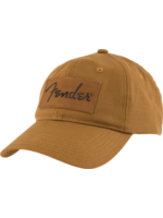 Fender Fender 9122421204  Vintage Style Leather Logo Badge Adjustable Baseball Hat