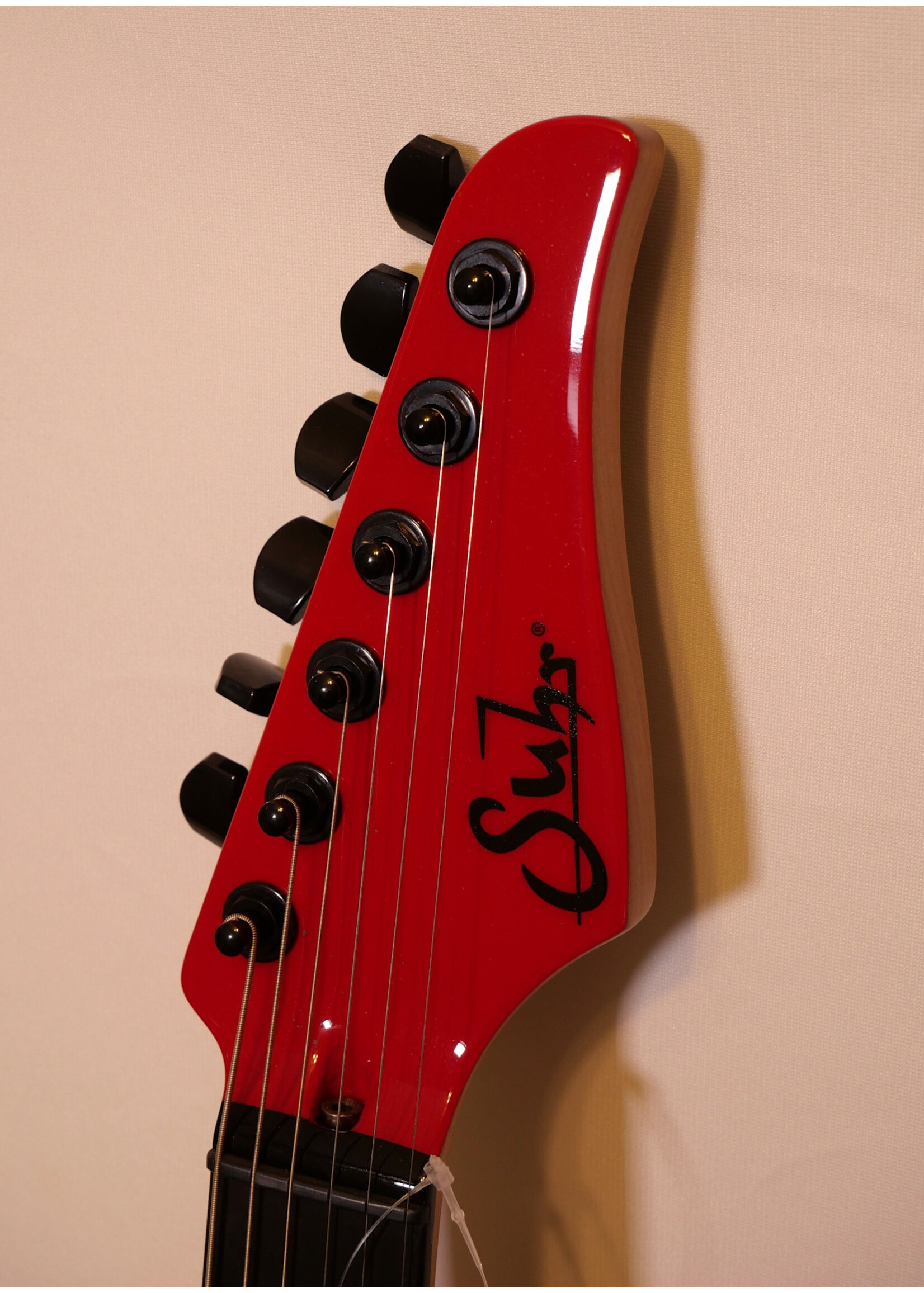 Suhr MMC Suhr 10th Anniversary Andy Wood Modern T HH, Rosso Corsa W/Gig Bag