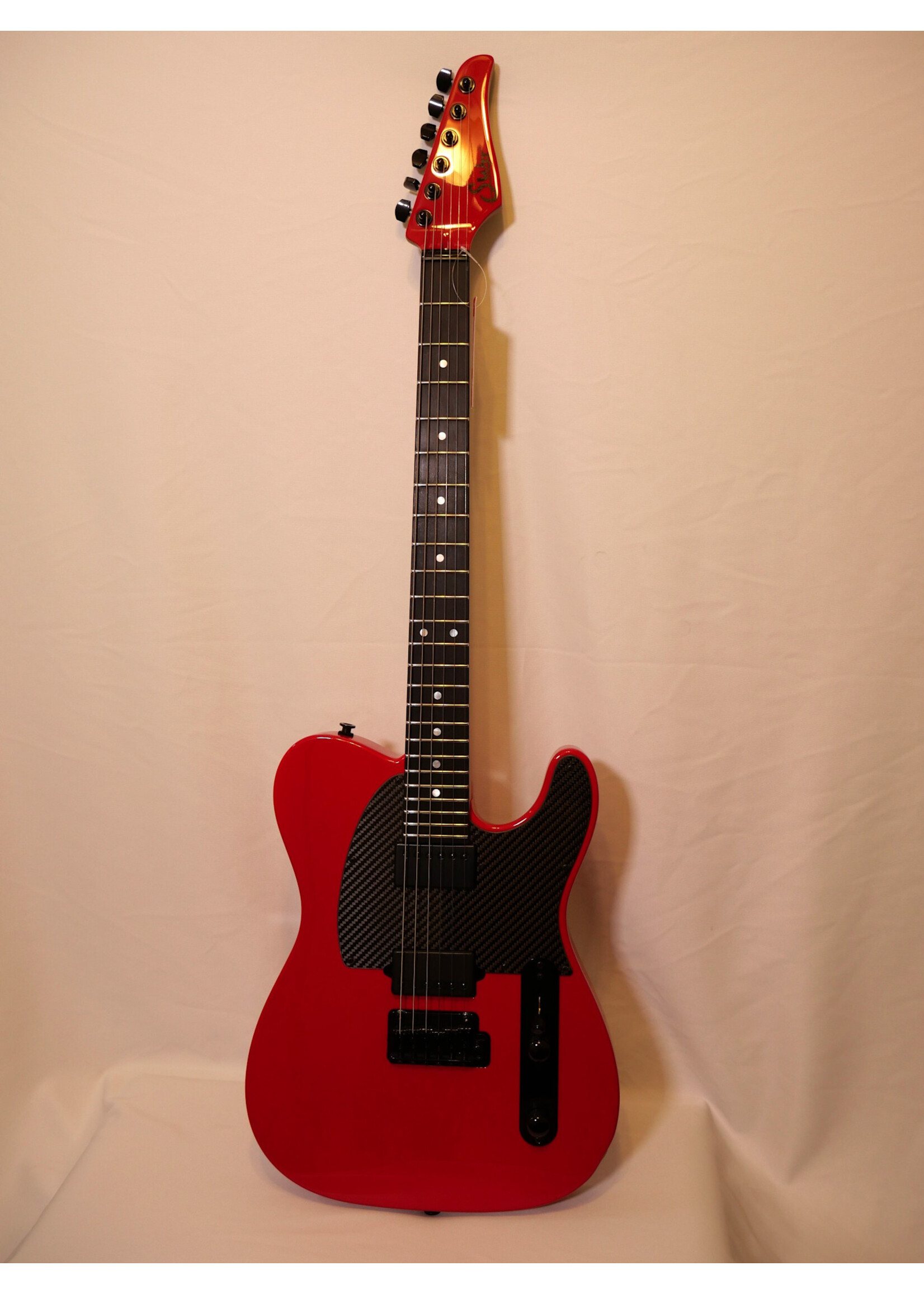 Suhr MMC Suhr 10th Anniversary Andy Wood Modern T HH, Rosso Corsa W/Gig Bag