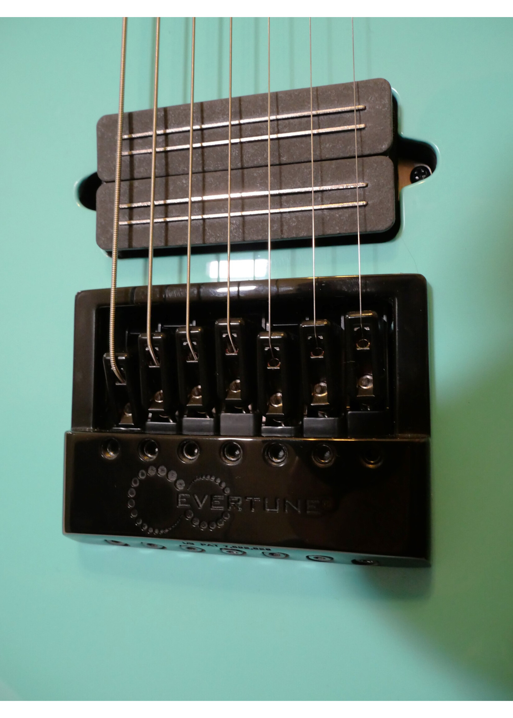 Jackson MMC Jackson Pro Series Soloist SL7 ET Josh Smith Signature, Aquamarine W/Case