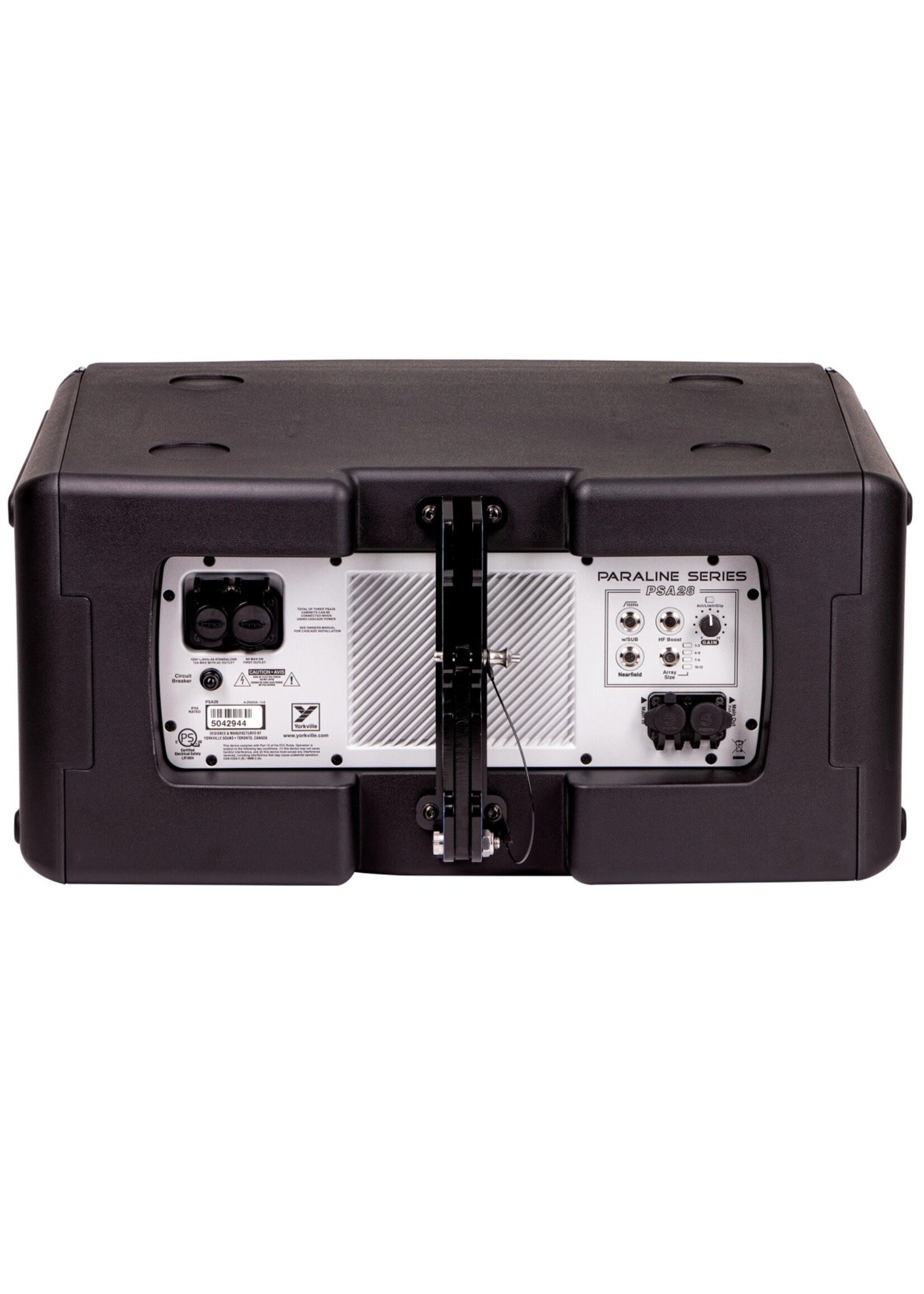 Yorkville Yorkville Sound PSA28  Paraline 2X8" Powered Loudspeaker 1200 Watts Compact Line Array