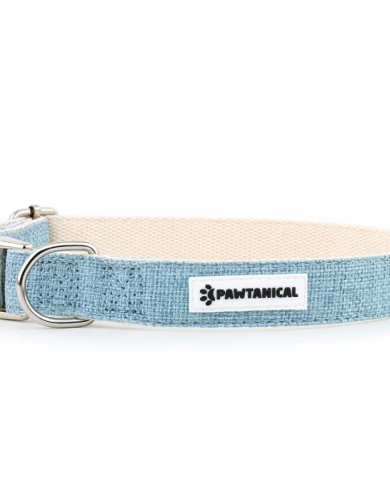 Pawtanical  Collar Small 3/4"x10-16" Lake Blue