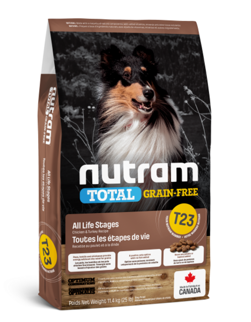 Nutram Nutram 3.0 Total GF Dog T23 Chicken & Turkey 11.4 kg