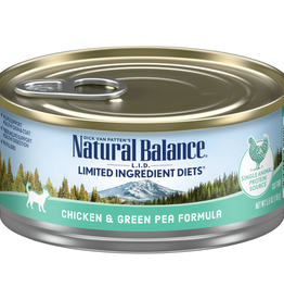 Natural Balance NB LID Cat Chicken & Green Pea 5.5oz