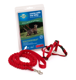 PetSafe PetSafe Come With Me Kitty Harness & Bungee Leash Large Red