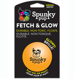 Spunky Pup Spunky Pup Fetch & Glow Ball MED