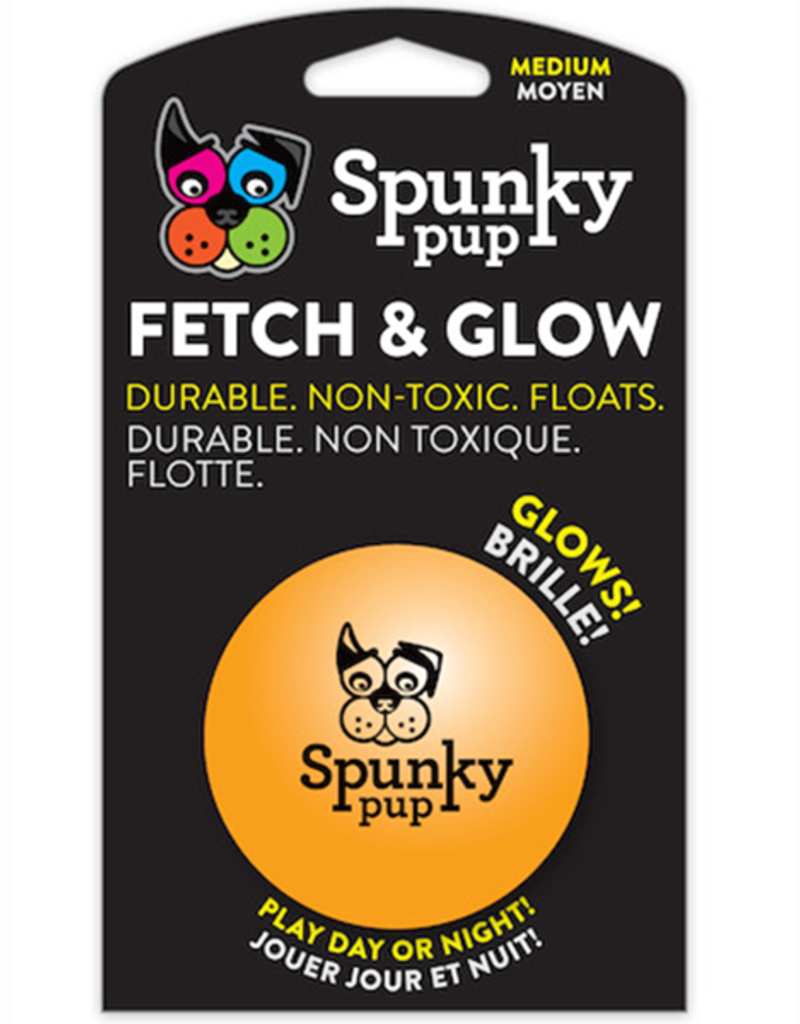 Spunky Pup Spunky Pup Fetch & Glow Ball MED