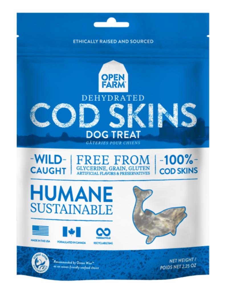 Open Farm Open Farm Dog Dehydrated Cod Skins 2.25 oz