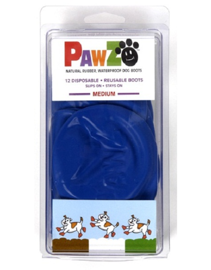 Pawz Pawz Medium to 3" Blue 12 pk