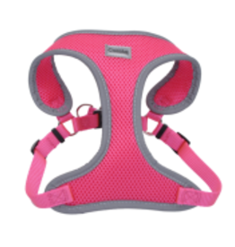 Coastal Comfort Soft Mesh Reflective Harness Neon Pink Small