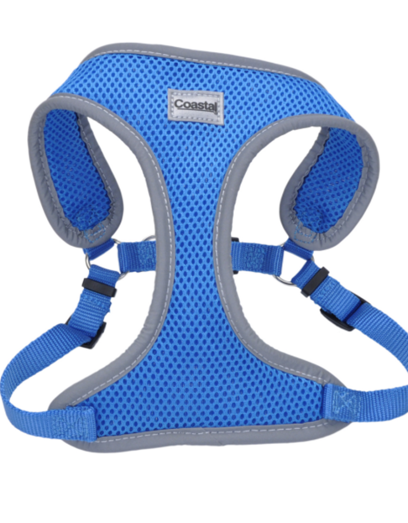 Coastal Comfort Soft Mesh Reflective Harness Blue Lagoon Large