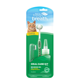 TropiClean TropiClean Fresh Breath Oral Care Brushing Kit for Cats 2oz