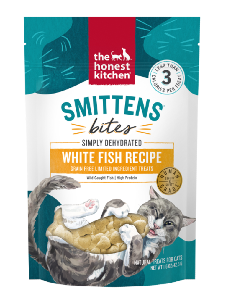 The Honest Kitchen HK Cat Smittens Heart-Shaped Whitefish Treats 1.5 oz