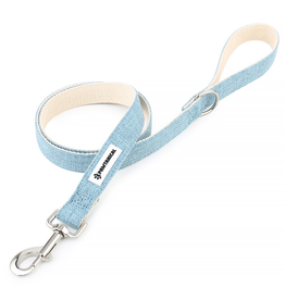 Pawtanical Hemp Leash X-Small 5/8"x4' Lake Blue