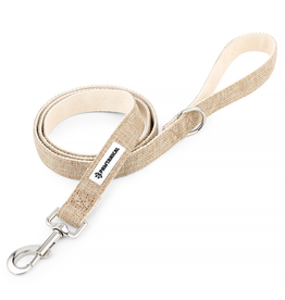 Pawtanical Hemp Leash Medium 1"x4' Khaki