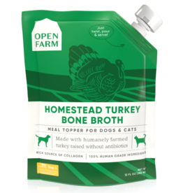 Open Farm Open Farm Dog/Cat Bone Broth Topper Homestead Turkey 12 oz