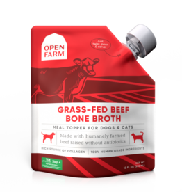 Open Farm Open Farm Dog/Cat Bone Broth Topper Grass-Fed Beef 32 oz