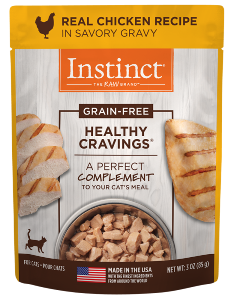 Instinct Instinct Cat Healthy Cravings GF Pouches Chicken 3 oz