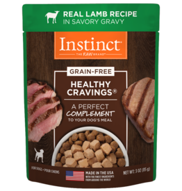 Instinct Instinct Dog Healthy Cravings GF Pouches Lamb 3 oz