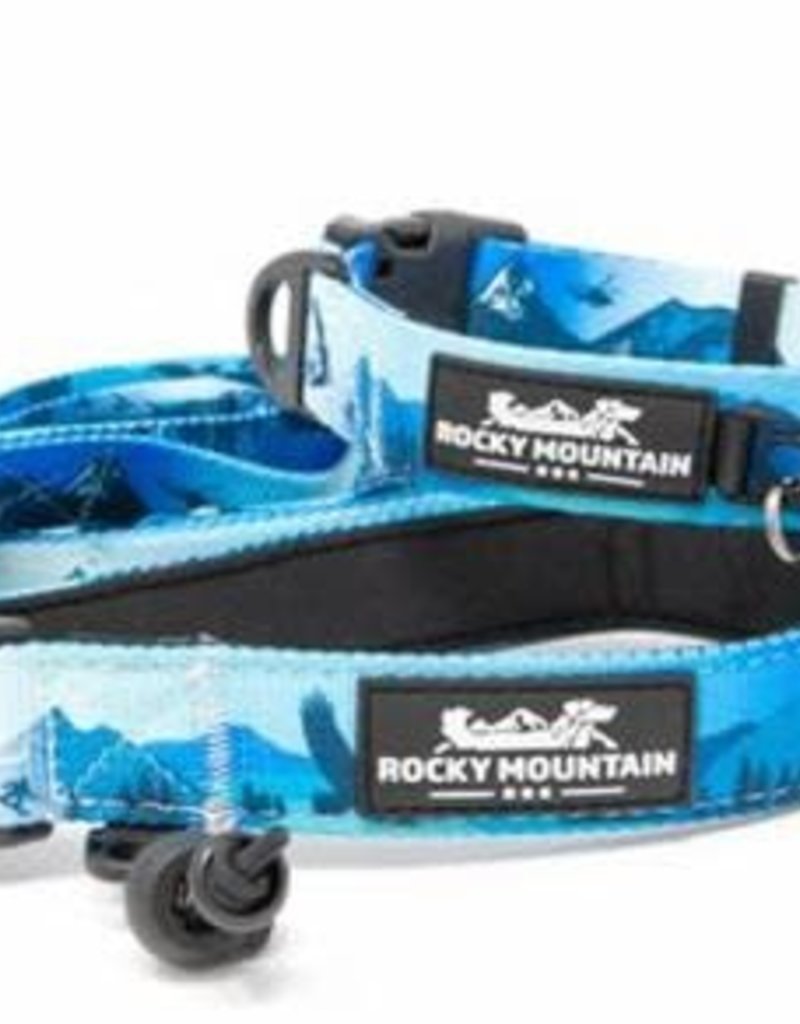 Rocky Mountain Dog Kootenay All-Mountain Dog Leash 6in Blue Winter