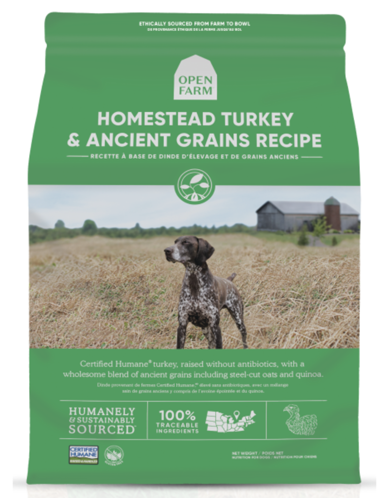 Open Farm Open Farm Dog Homestead Turkey & Ancient Grain 22 lb