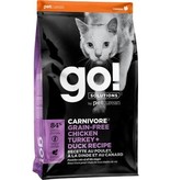 Petcurean GO! GF Carnivore Chicken Turkey & Duck 16LB|Cat