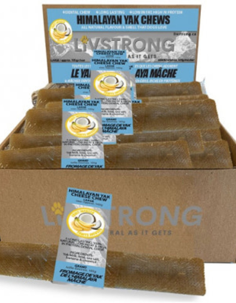 LivStrong Himalayan Yak Chews Coconut & Banana Large