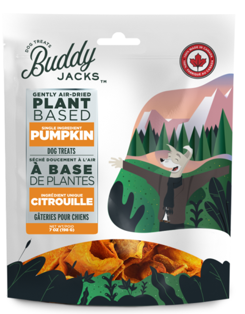 Buddy Jack's Dog Treats Vegan Pumpkin 7 oz
