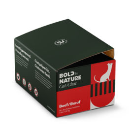 Bold By Nature+ Bold by Nature Cat Beef Patties 3 oz Patties