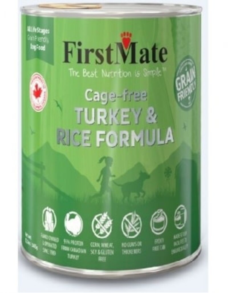 FirstMate FirstMate  Cage Free Turkey & Rice 12.2oz