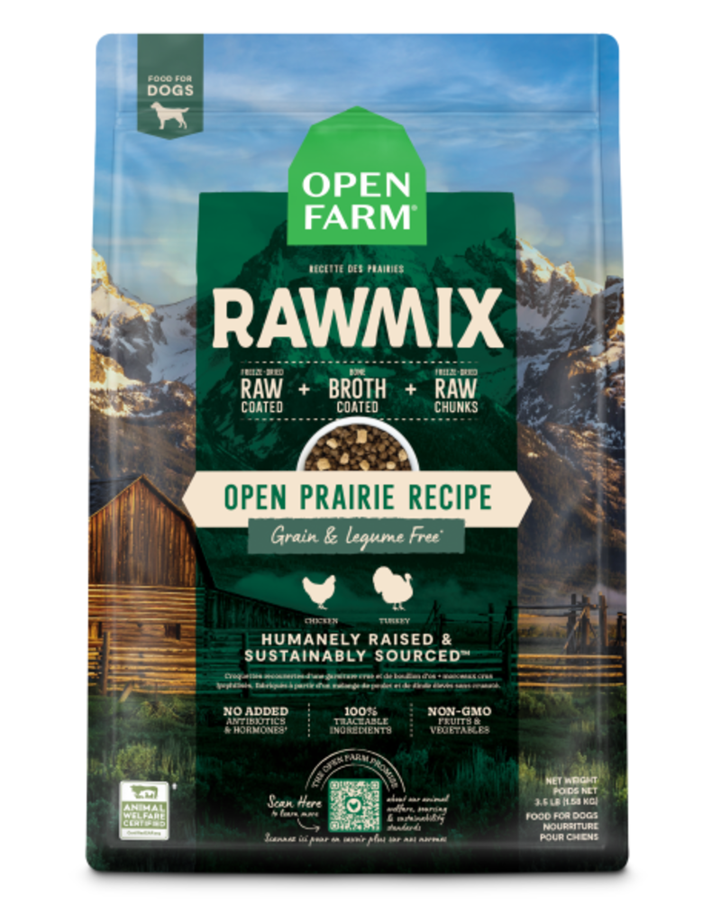 Open Farm Open Farm Dog RawMix GF Open Prairie 20 lb