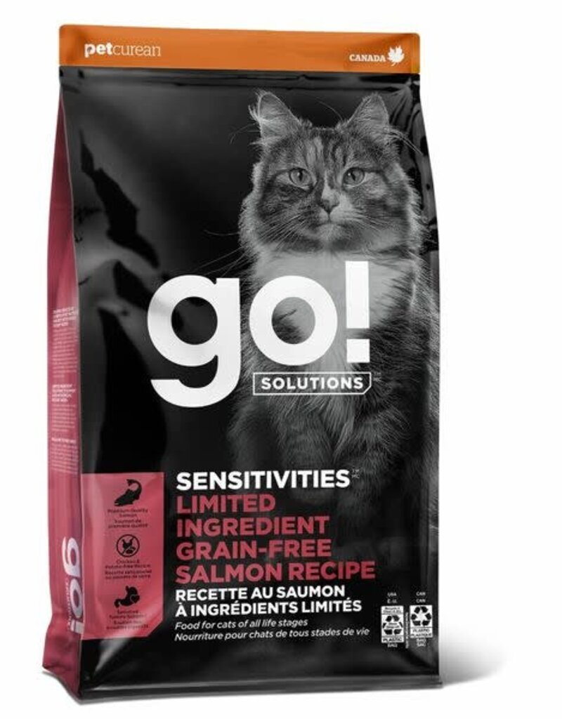 Petcurean Go! Sensitivities LID GF Salmon 12lb Cat