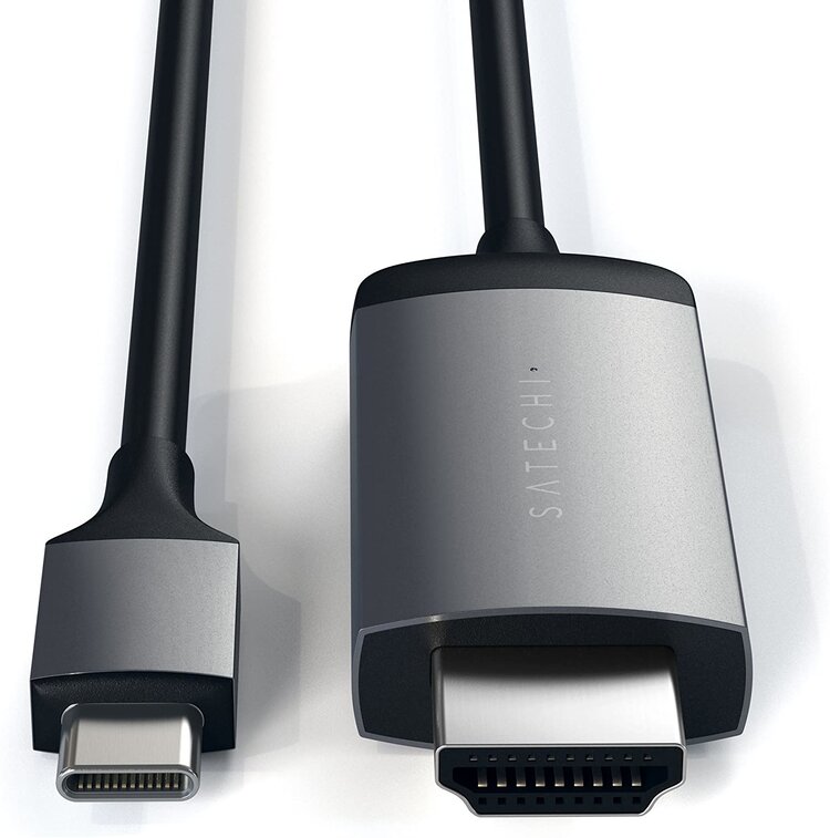 Aluminum Type-C to HDMI Adapter 4K 60Hz - Space Gray