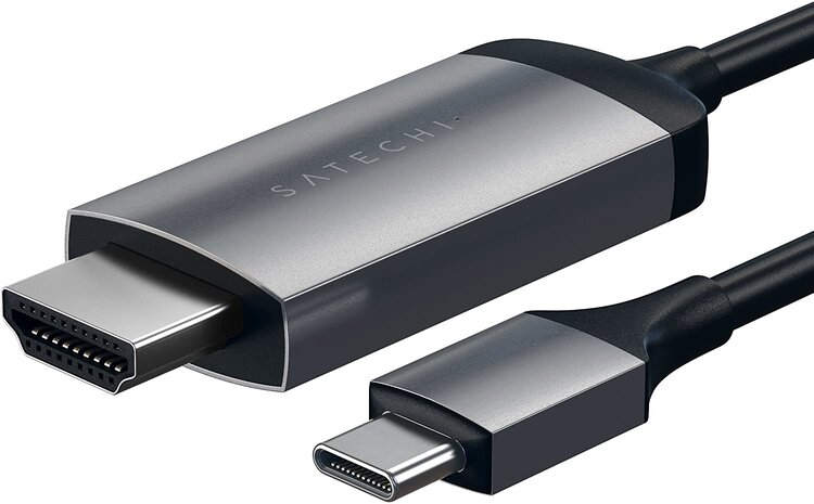 Aluminum Type-C to HDMI Adapter 4K 60Hz - Space Gray
