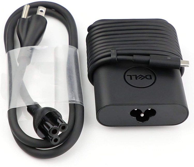 Dell 65-Watt Type-C AC Adapter with 1meter Power Cord