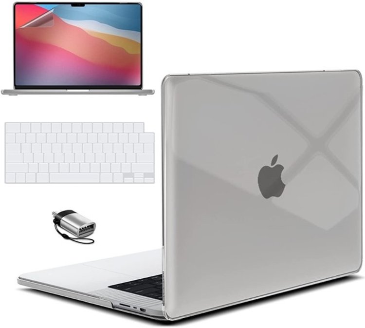 iBenzer 16-inch MacBook Pro (2021) Hard Shell Case and Keyboard Cover