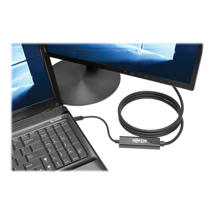 Tripp Lite USB-C to HDMI Cable 4K - Thunderbolt 3 - 6ft - Black