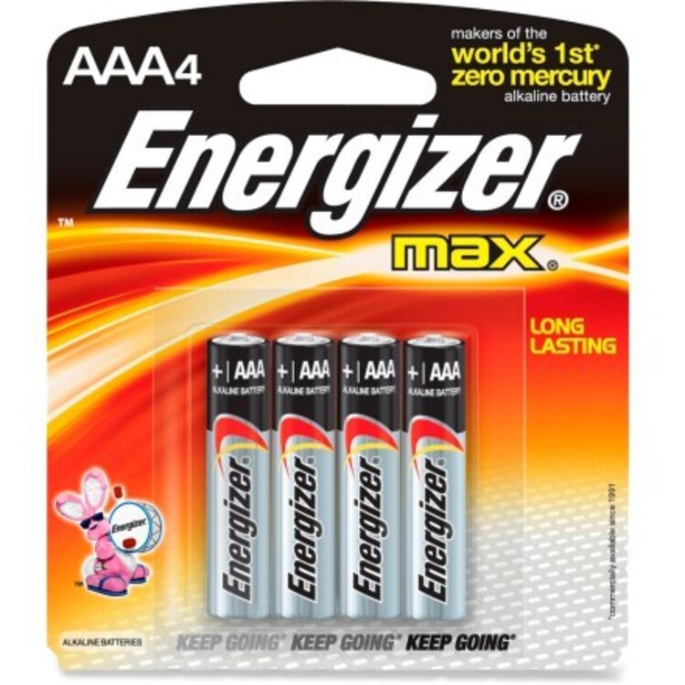 Energizer Battery AAA Energizer MAX 4pk