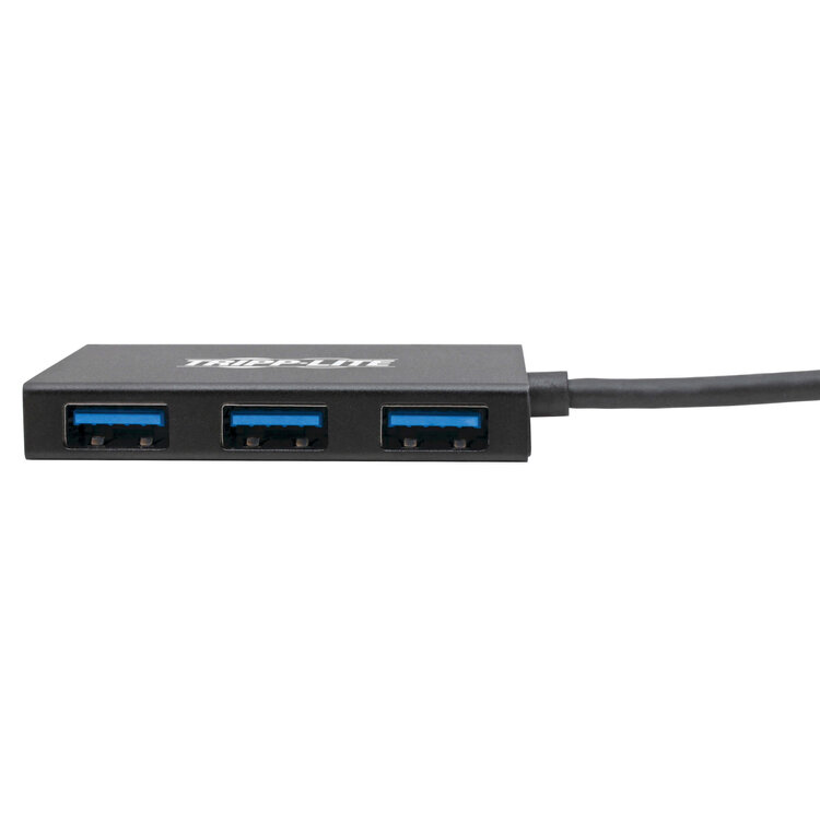 Tripp Lite USB C Hub 4-Port USB-A Compact USB 3.1 Gen 1 Portable Aluminum