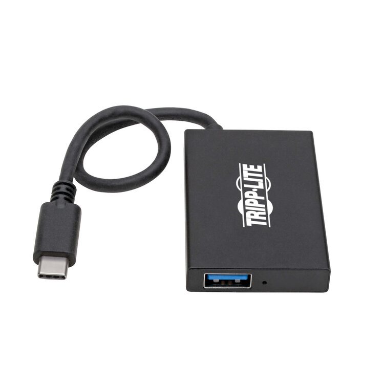 Tripp Lite USB C Hub 4-Port USB-A Compact USB 3.1 Gen 1 Portable Aluminum